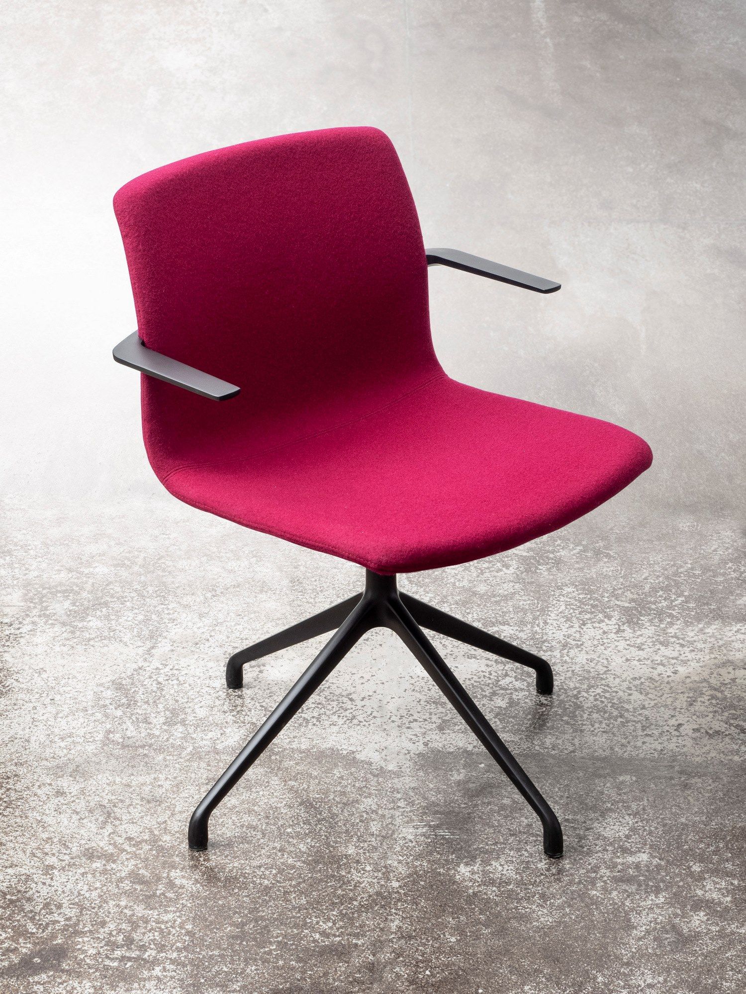 4 спицы подлокотник ткань операционный офис стул FANTONI Seating system ARCH-00131305 - Вид №1