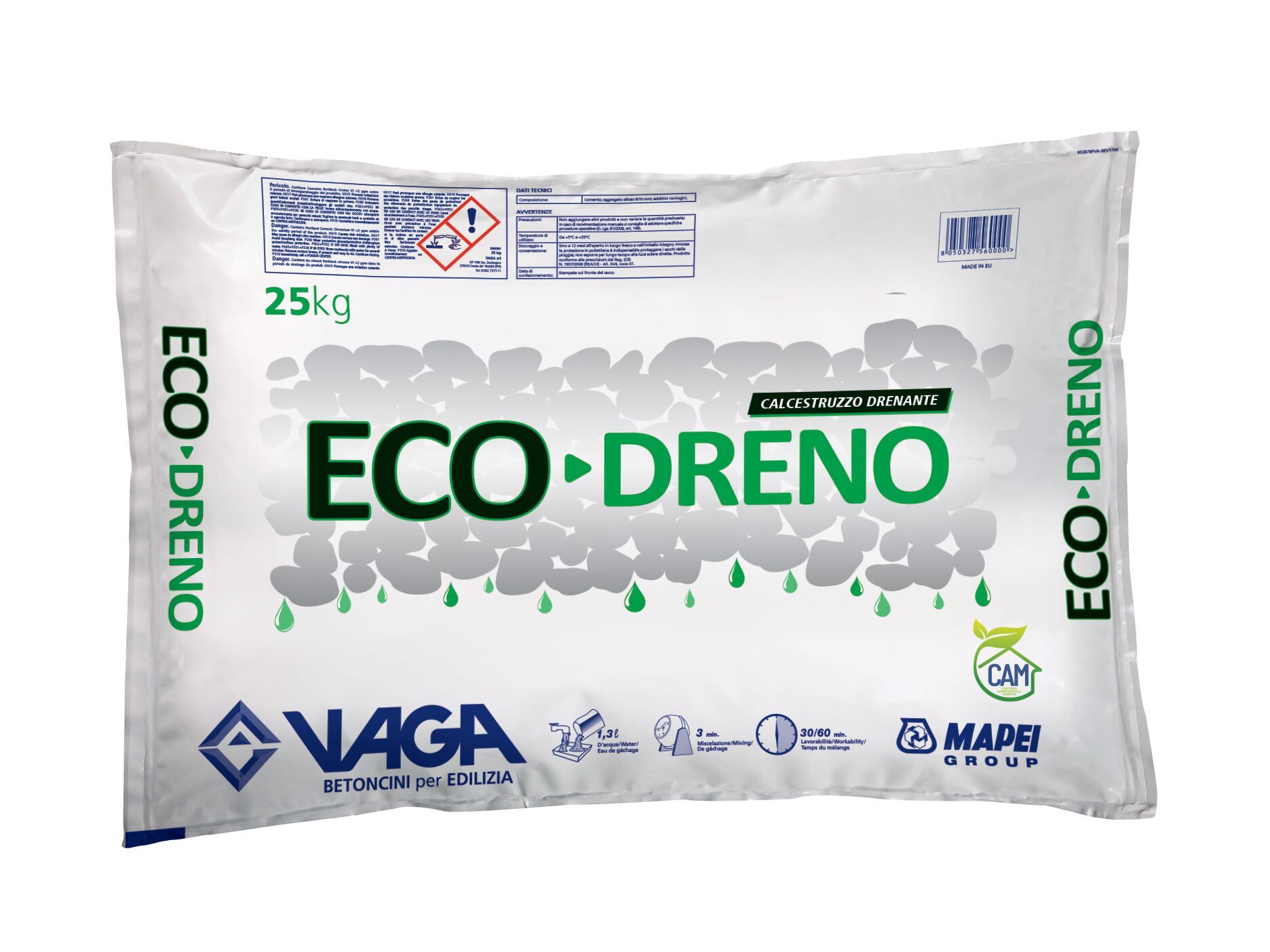 Дренажный бетон VAGA ECO DRENO ARCH-00098937 - Вид №1