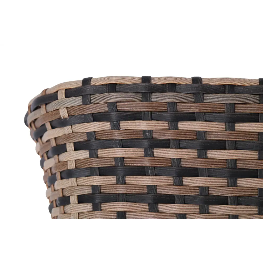 Кашпо для цветов 14x22x50 см v15 л пластик темно-коричневый Santreyd Балконный STLM-2152678 - Вид №7