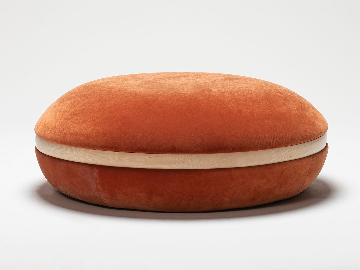 Круглый пуф из ткани Papell Design Arvil ARCH-00031821