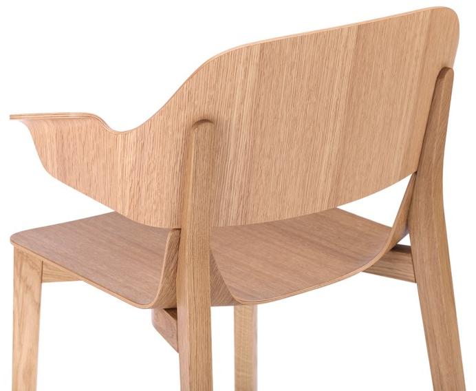 TON Деревянный стул с подлокотниками Leaf 321 437 - Вид №4