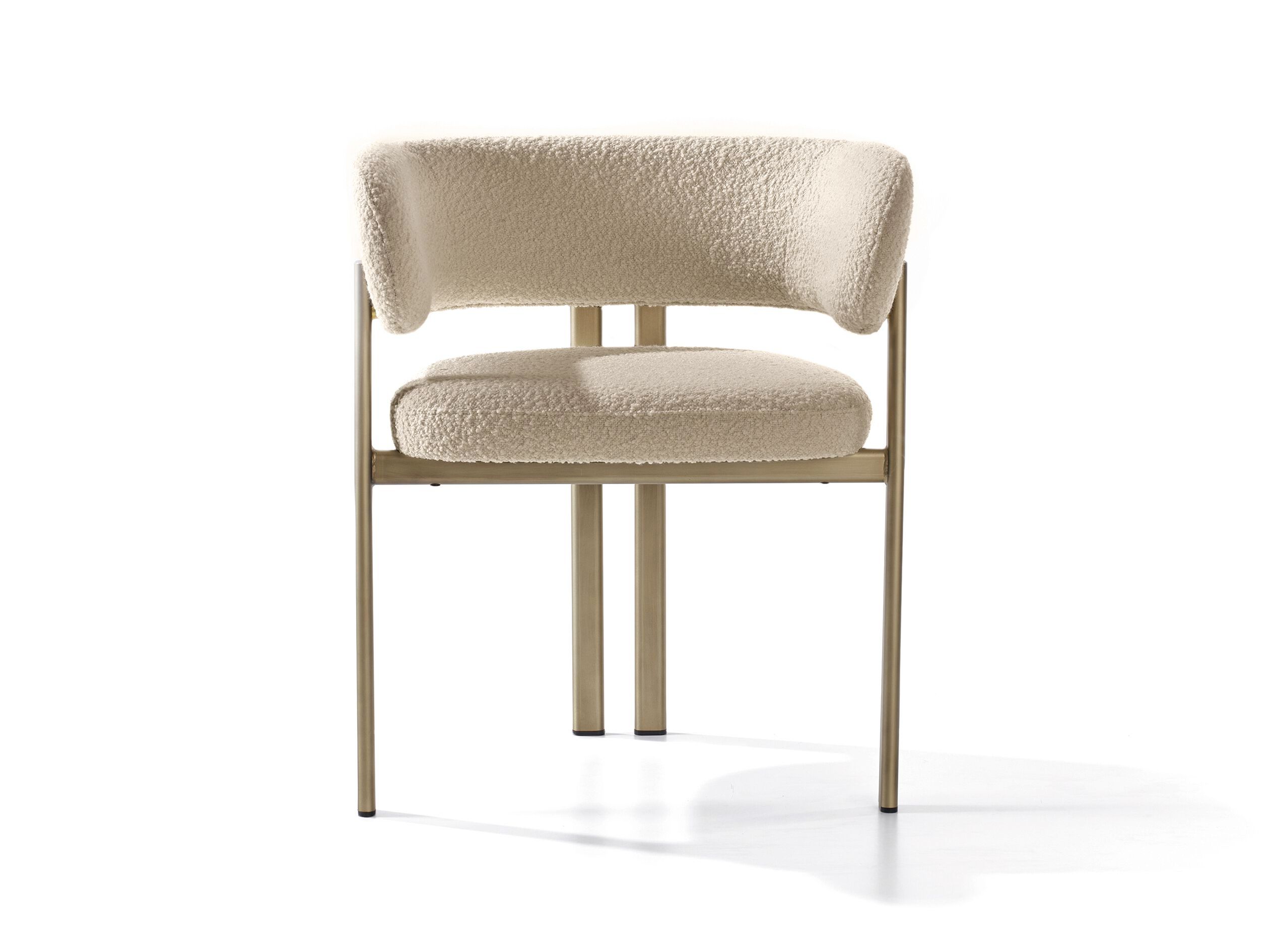 Металлический мягкий стул с подлокотниками Naturedesign Home ARCH-00001634