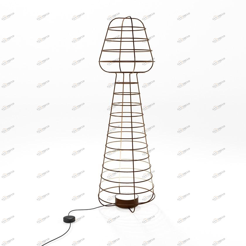 Barel Торшер из цельного стержня ручной ковки Filodiferro sun-id-1439609