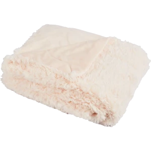 Плед "Мягкий мех" 200x220 см искусственный мех цвет айвори