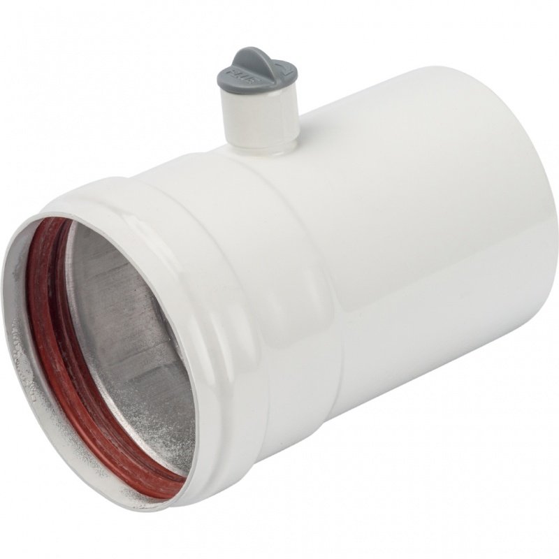 Труба дымохода STOUT DN80 с ревизионным патрубком SCA0080010125 - Вид №2