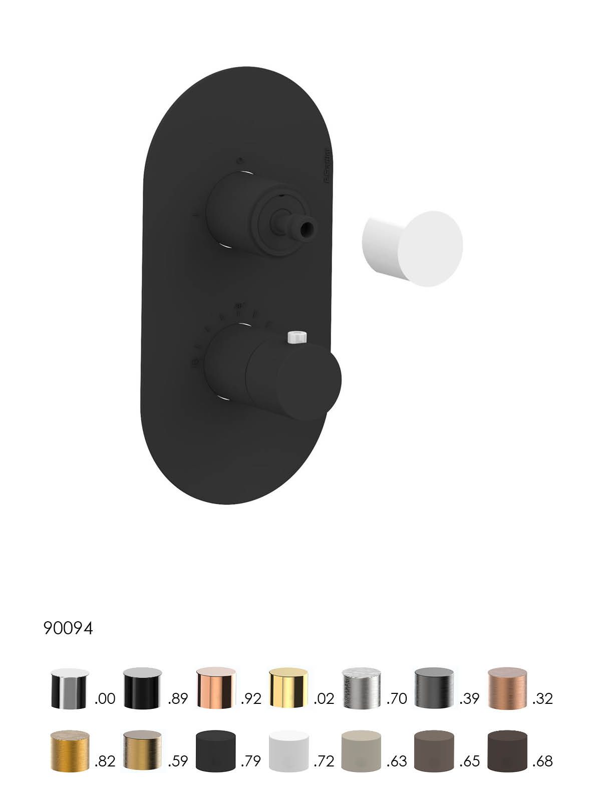 Термостатический встраиваемый смеситель для душа Rubinetterie Frattini душевые кабины ARCH-00034873 - Вид №18