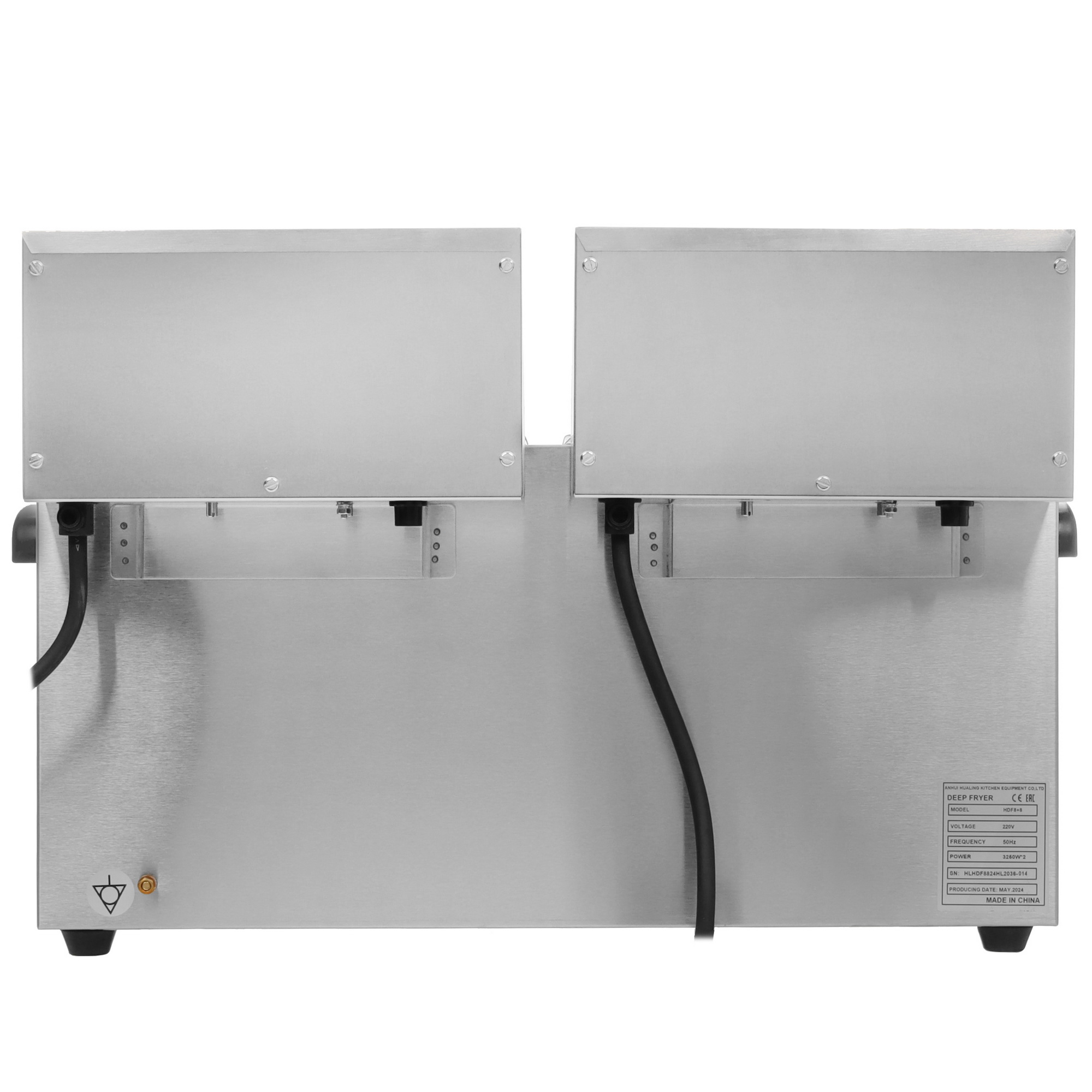 9985896 Фритюрница Viatto HDF8+8 серебристый STDN-0143503 - Вид №8