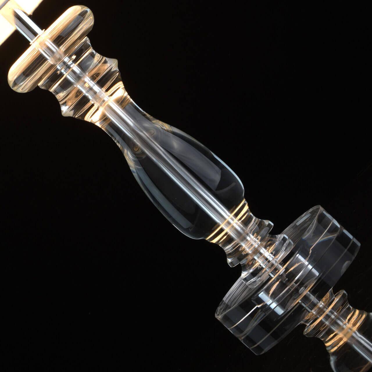 Лампа настольная хрустальная 61х30 см белая София 355034101 MW-LIGHT КЛАССИЧЕСКИЕ 00-3889172 Бежевый;прозрачный  - Вид №2