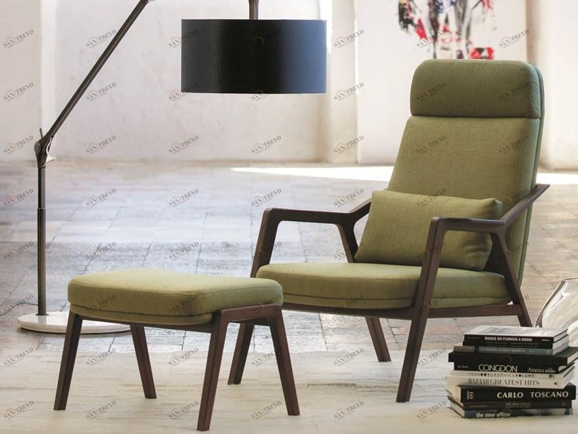 Porada Кресло из ткани с высокой спинкой Iron sun-id-1428600