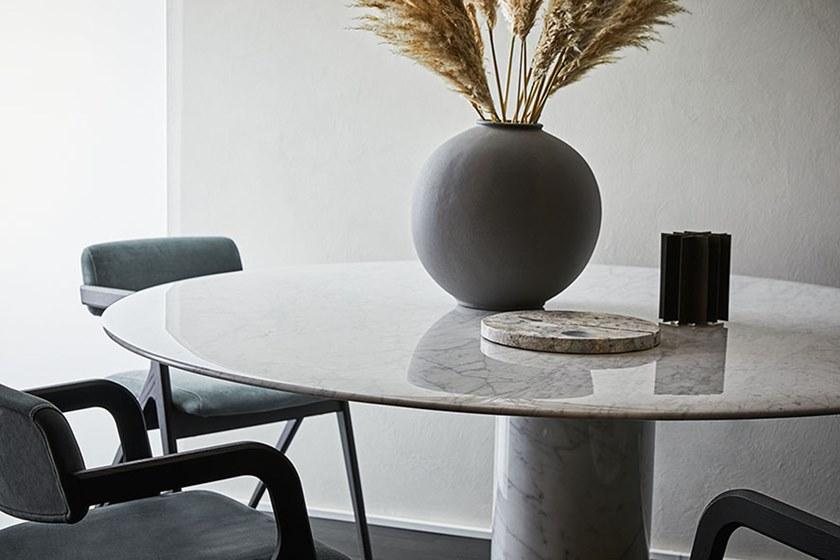 Gallotti&Radice Овальный стол из каррарского мрамора Oto sun-id-1475466 - Вид №3