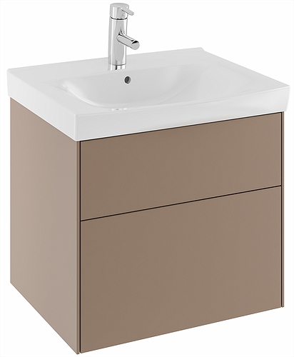 42554 IFO Sense тумба под умывальник с двумя ящиками, W = 600 мм, W1 = 622 мм, мол. - Вид №6