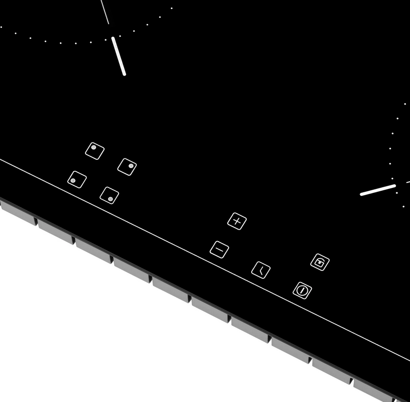 9168761 Электрическая варочная поверхность Meferi MEH604BK LIGHT STDN-0023134 - Вид №3