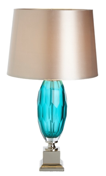 Настольная лампа Alma Aqua 5830 PUSHA ВАЗА 061939 Бежевый;голубой  - Вид №1