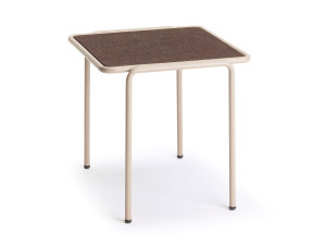 Прямоугольный журнальный столик из окрашенного металла и пробки