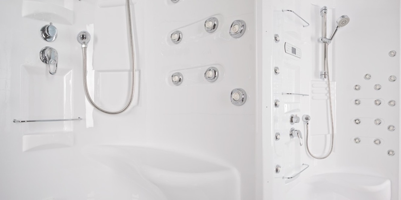 Душевая кабина Aquanet Malibu 86x86 с паром, прозрачное стекло 172287 - Вид №2