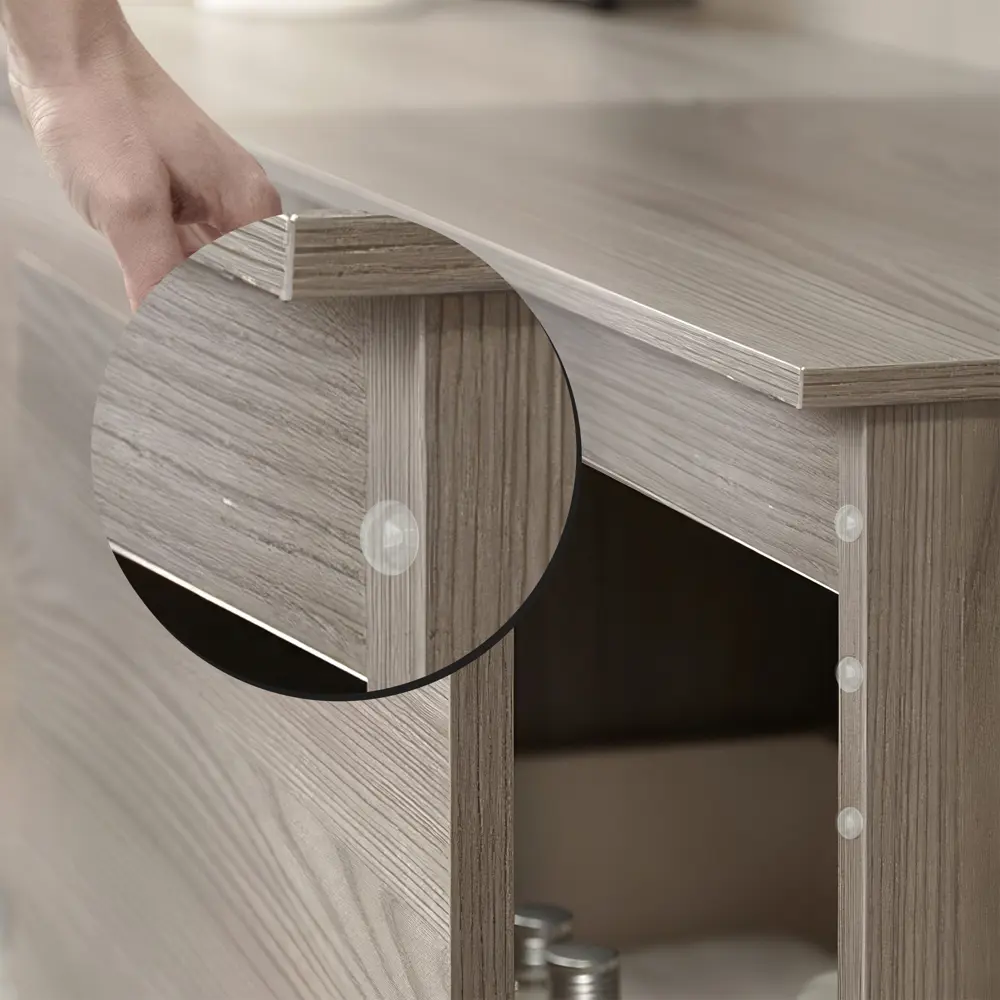 Накладки антиударные KONSENSA 10 мм круглые ПВХ цвет прозрачный 20 шт STLM-2188459 - Вид №4