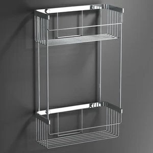 Sonia Полочка-решетка прямоугольная двойная MIX навесная Wire Baskets Хром