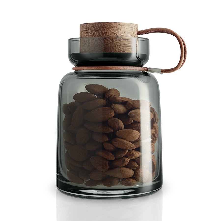 Банка с дубовой крышкой 700 мл серая Silhouette EVA SOLO  00-3872312 Бежевый;серый  - Вид №3