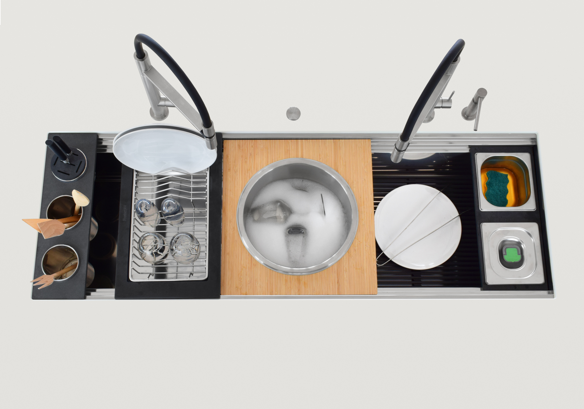 1049856 Раковина Happy Hour Gun Metal - 1049 856 Fosterspa  - Вид №8