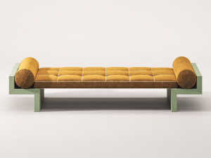 Dormeuse capitonné в бархате