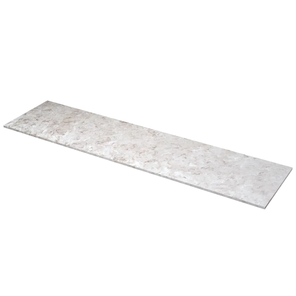 Столешница Раффиа 240x60x2 см искусственный камень цвет бежевый Santreyd STLM-2160835 - Вид №5