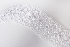 3140 Гипюр 55 мм в пакете Турция белый Gamma