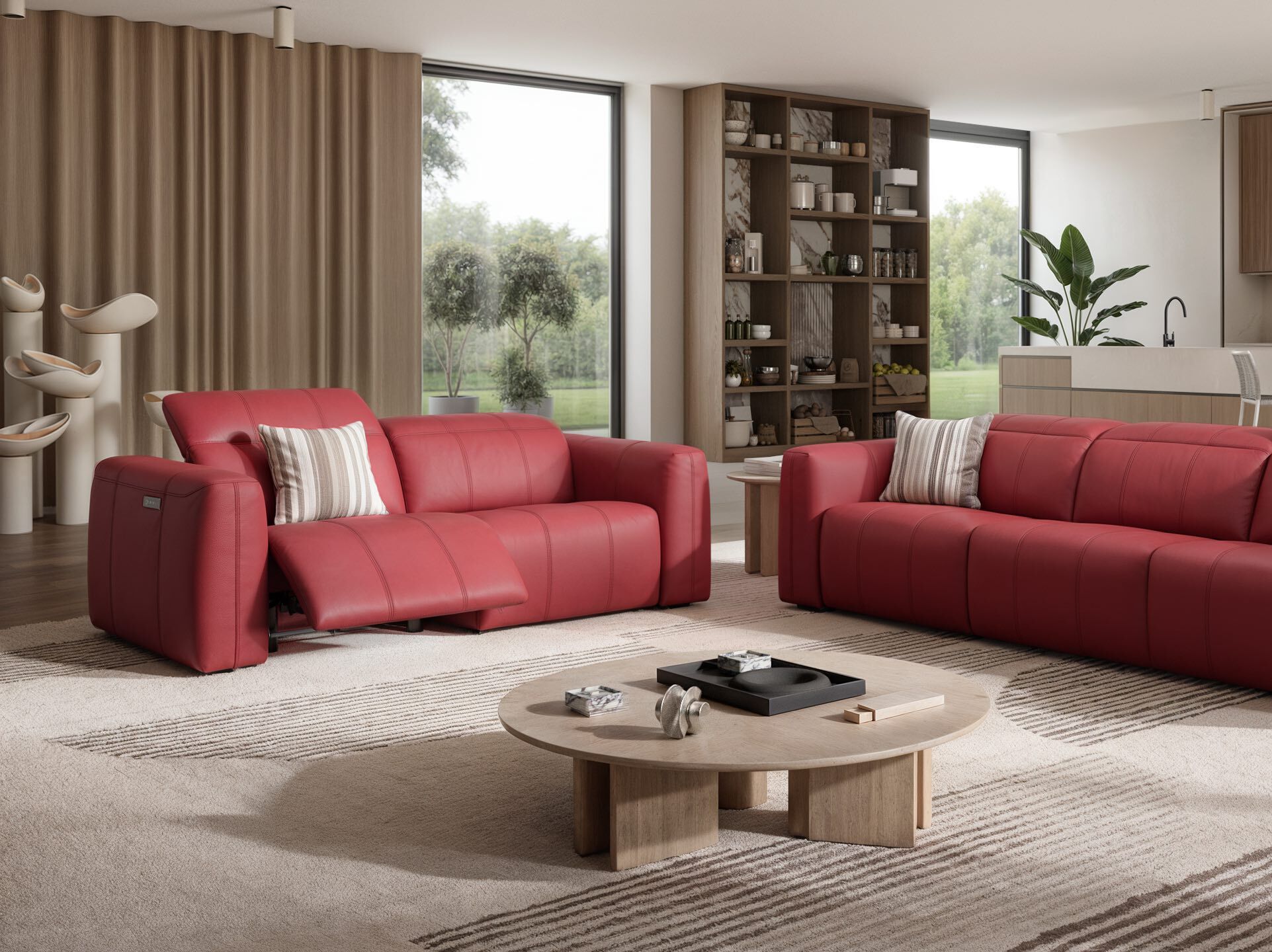 3-местный кожаный диван Sofanella Флорида ARCH-00104789 - Вид №4