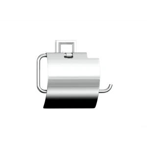 Держатель для туалетной бумаги Lemer Neoclassic с крышкой цвет хром