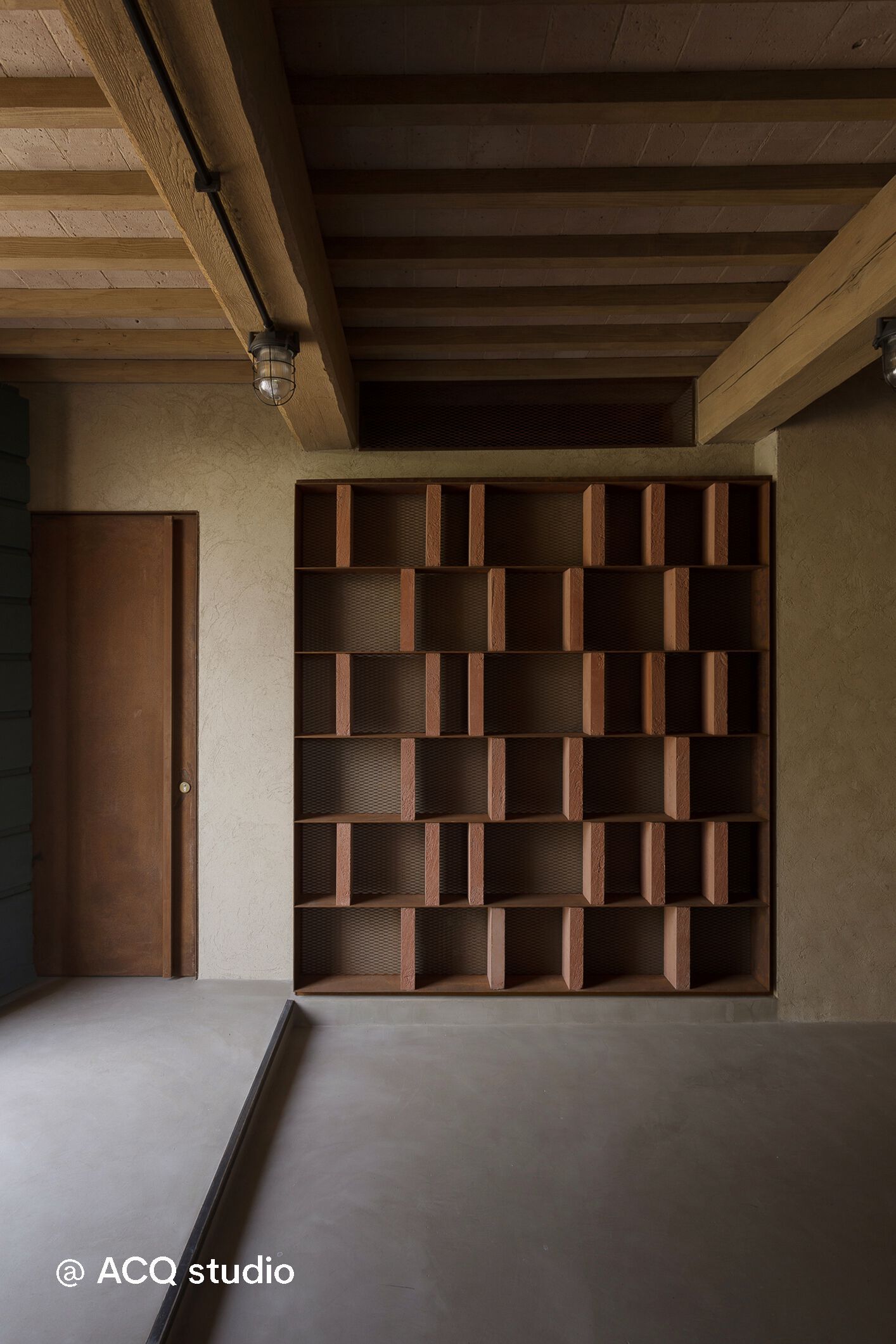 Окрашенный алюминиевый потолочный светильник Genuit Corten ARCH-00065733 - Вид №7