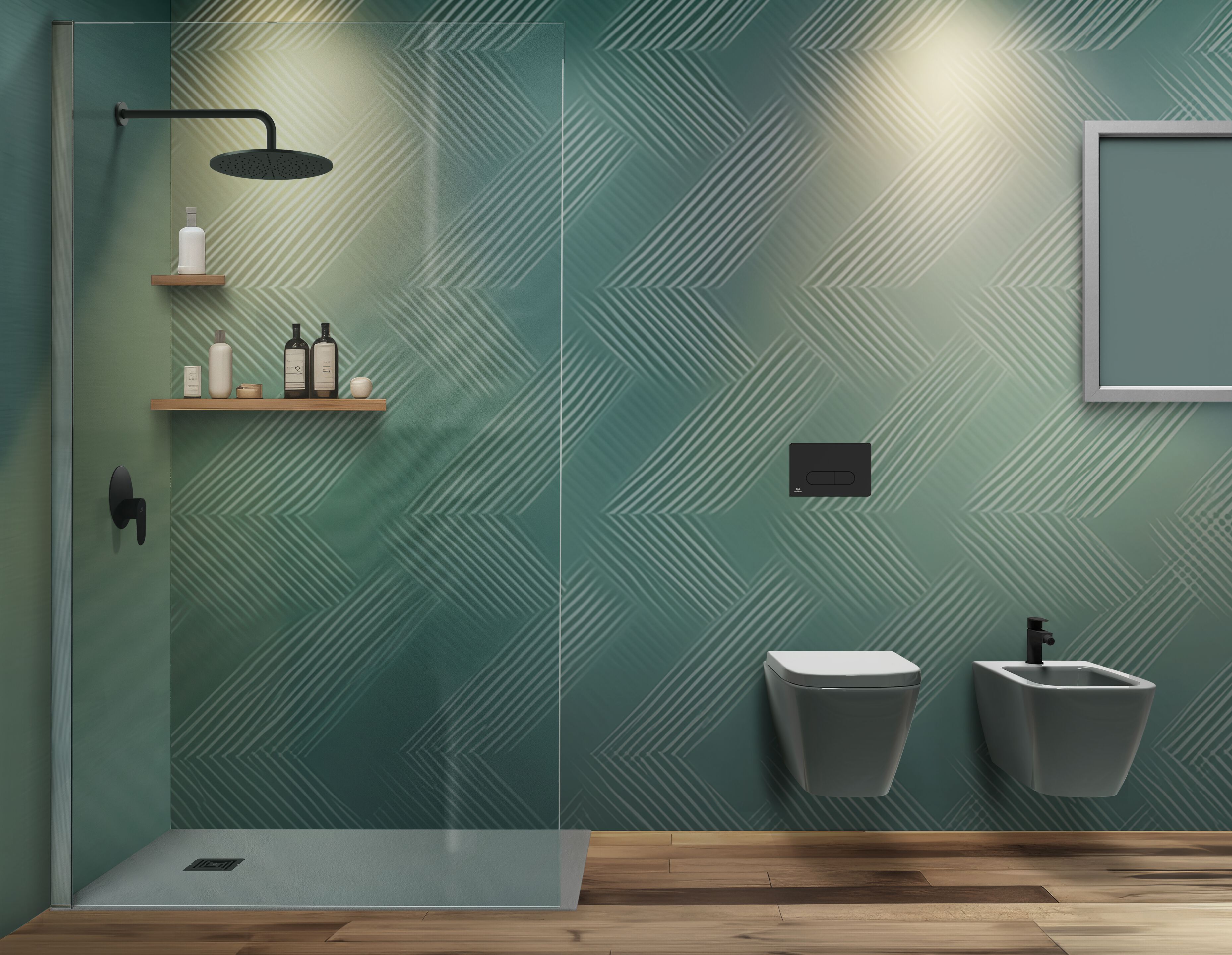 Прямоугольный поддон для душа из композитного материала Ideal Standard Ultraflat S+ ARCH-00081582 - Вид №1