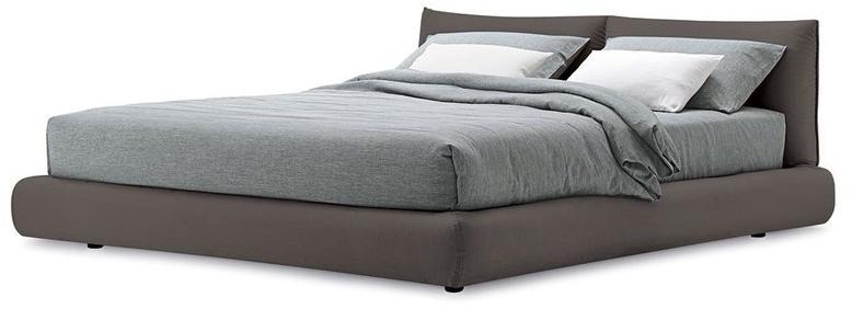 Poliform Двуспальная кровать из ткани с мягким изголовьем Dream sun-id-1484687 - Вид №3