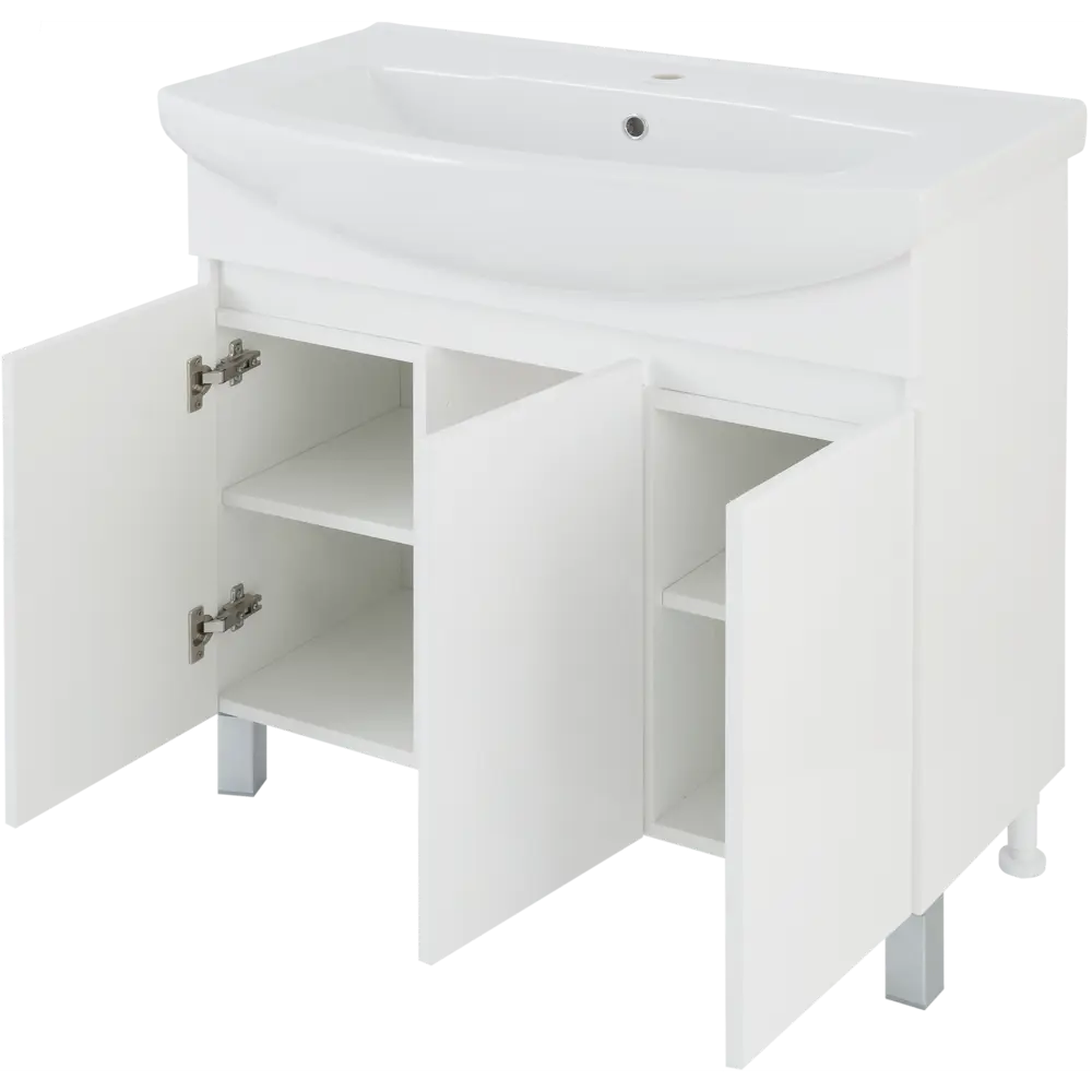 Santreyd Тумба под раковину Элеганс 105 см белая 89123918 Соло STLM-0078643 - Вид №2