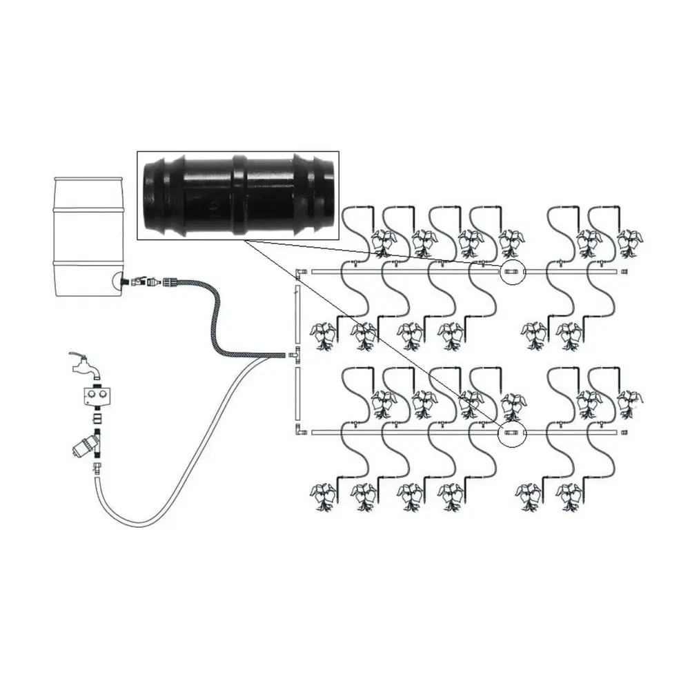 Соединитель для капельной трубки BOUTTE  16 мм, 5 шт. №22 STLM-2081814 - Вид №3