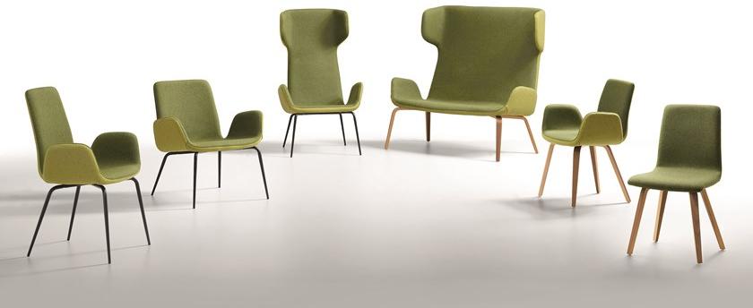 Midj Диван из ткани с высокой спинкой Light sun-id-1407759 - Вид №1