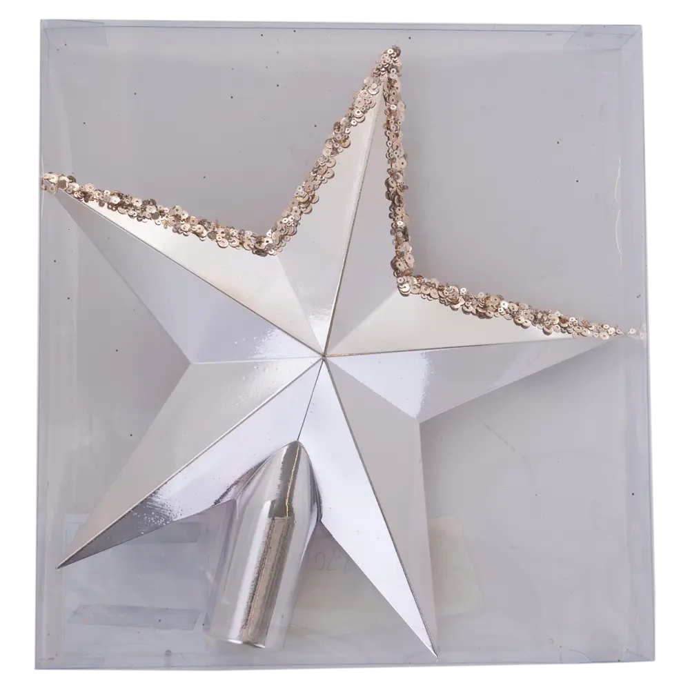 89368990 Верхушка для елки новогодняя розовый 30 см STLM-1365613 Santreyd  - Вид №1