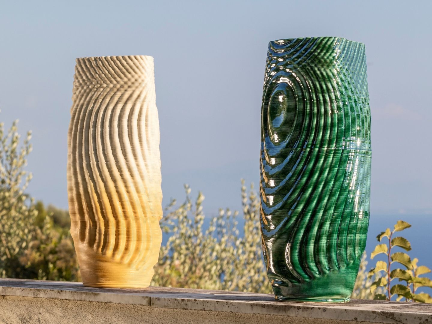 3D печатная керамическая ваза Mediterranea Design ECO ARCH-00083724 - Вид №1