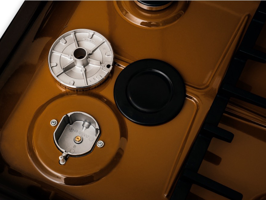 5326575 Комбинированная плита Kraft KF-FSK6405AEBRI коричневый STDN-0036033 - Вид №6