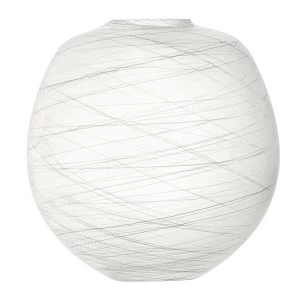 Ваза стеклянная белая 31 см Boulder LSA INTERNATIONAL ДИЗАЙНЕРСКИЕ 00-3894920 Белый