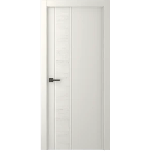 Дверь межкомнатная Твинвуд 1 глухая эмаль цвет жемчужный 70x200 см (с замком)