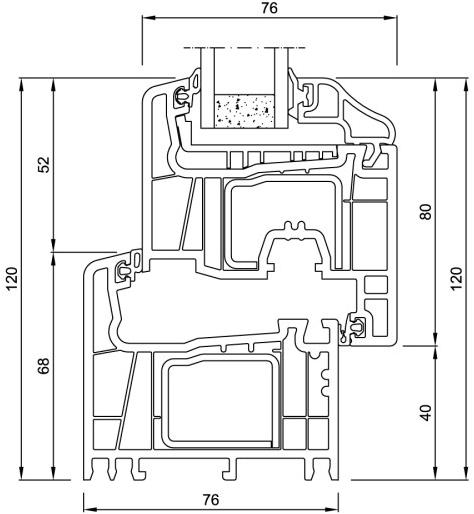 NURITH Распашная французская дверь из ПВХ sun-id-1468247 - Вид №4
