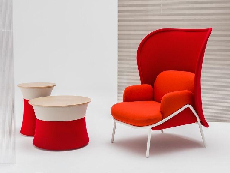 MDD Низкий круглый тканевый журнальный столик для гостиной Mesh sun-id-1406556 - Вид №1