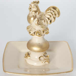 72015 Подставка для пасхальных яиц Петушок Айвори BOGACHO