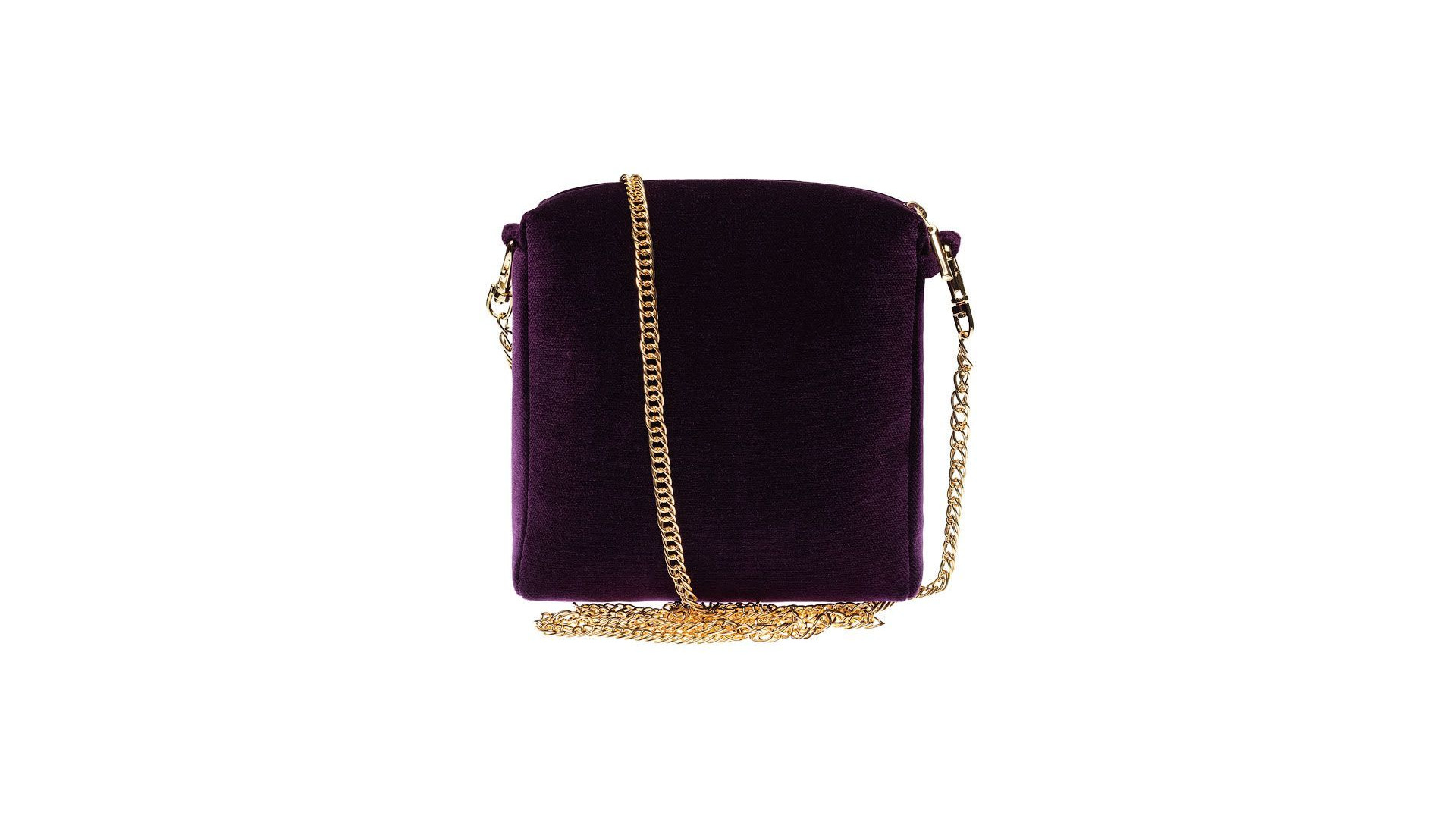 10660417 Торжокские золотошвеи Сумка "Аквилегия" бархат Разм. 15*15*6,5 Мод. 982 Бархат  - Вид №2