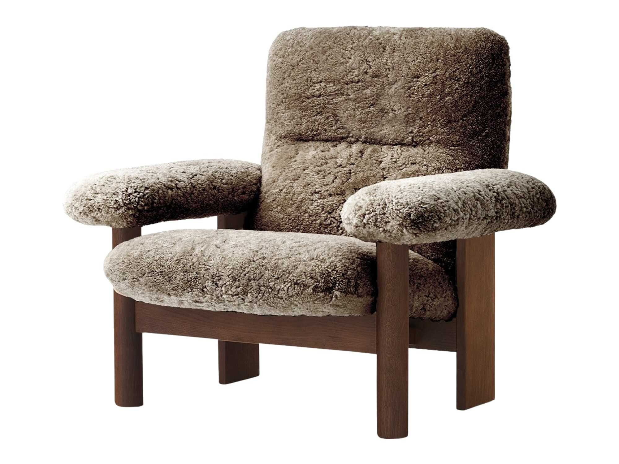 Кресло из овечьей шерсти с подлокотниками Audo Copenhagen Бразилиа ARCH-00127907 - Вид №2