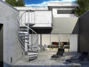 MOBIROLO Винтовая лестница из металла для улицы