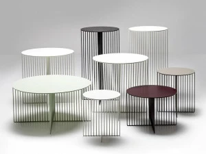 La Cividina Круглый журнальный столик из стали Accursio