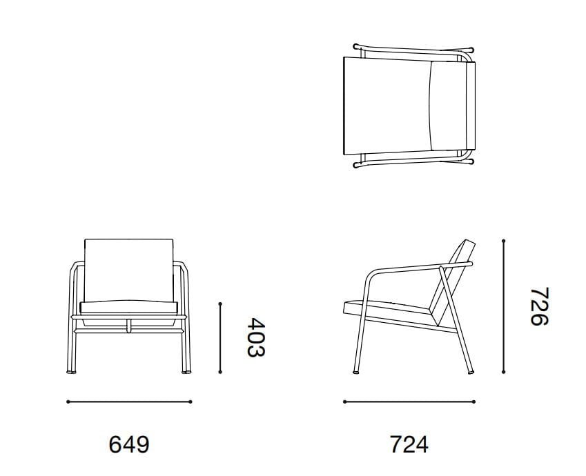 Кресло с подлокотниками Established&Sons Crate Series ARCH-00018262 - Вид №4