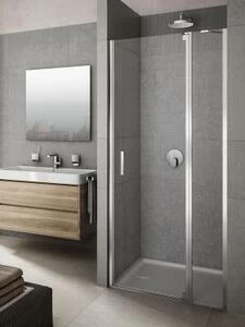 Маятниковая дверь в нишу Provex Jolly JN 2100 JN 05 GL с боковым элементом