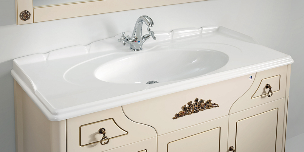 Комплект мебели для ванной Belux Верди 85 (37) АРКТИКН8537 - Вид №1