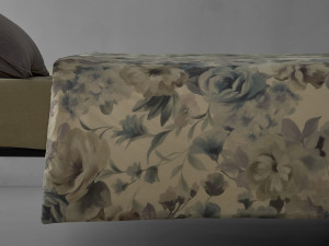 Цветочный узор хлопок пододеяльник